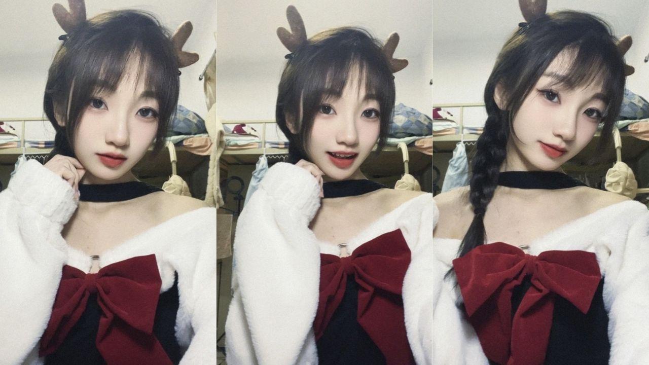 乱伦大神调教亲妹妹 忽悠白虎表妹穿上小圣诞衣拍照 清晰录下爆操小精灵彤彤的全过程！