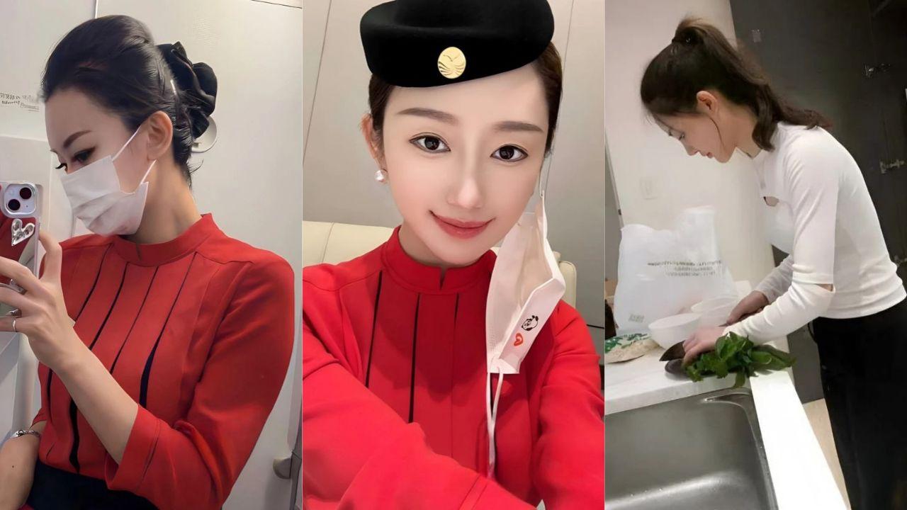 川航极品空姐周娅菲酒店开房视频流出 刚下飞机翘臀高撅被金主后入爆操淫水狂喷全过程！