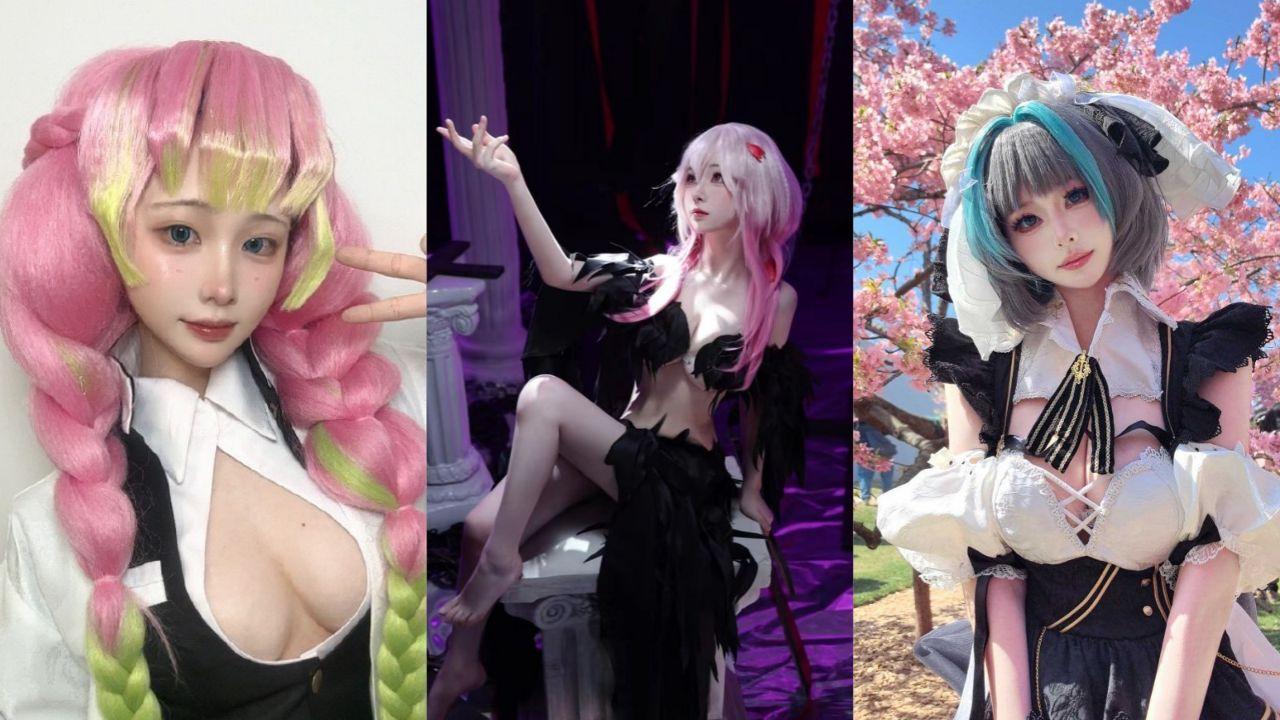 B站二次元网红萝莉若若不男 COS定制自慰私拍流出 美乳嫩妹跳蛋狂揉骚穴反差淫魔全过程！