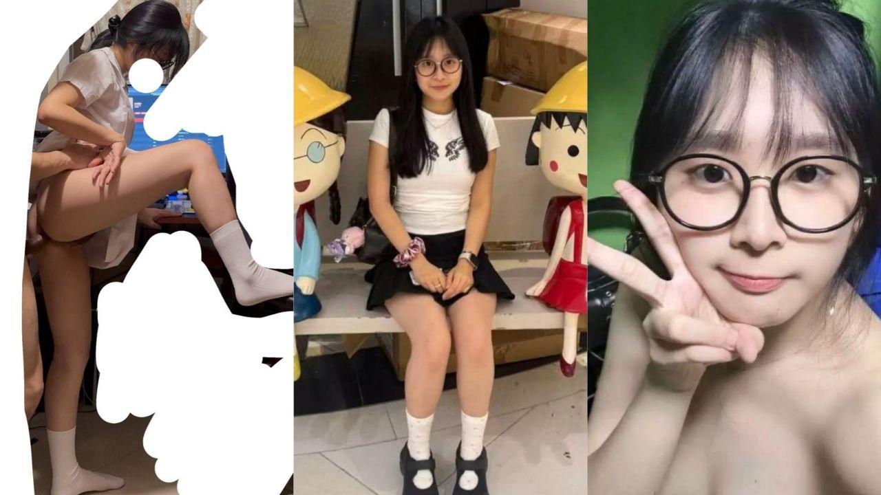 香港清纯学生妹 朱双双 户外露脸口交 白袜校服跪舔男友大屌 内裤挂在腿上被抬腿后入 还颜射一脸 ！