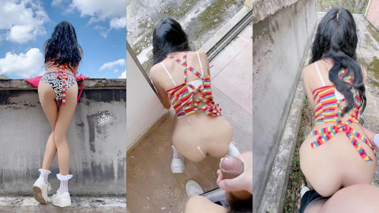 海角父女乱伦视频 调教女儿天台露出 舔弄女儿骚逼让她饥渴难耐 闯红灯也要满足她