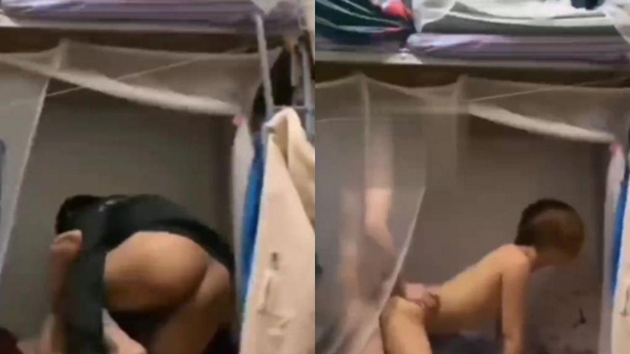 医学院女生宿舍下铺做爱视频流出 男友强推护士女友 半推半就激情啪啪各种姿势无套内射狂艹