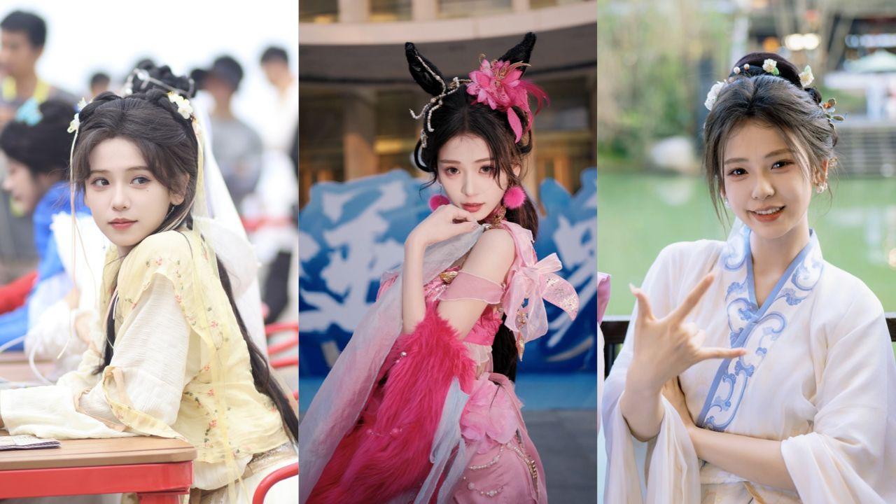 抖音578万粉丝网红 我不叫龙虾 王者荣耀10周年庆cos嫦娥擦边 定制自慰白虎穴视频流出！